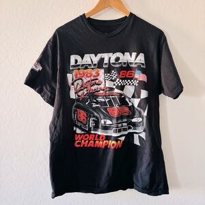 Black Daytona Racing Graphic T-Shirt‎
